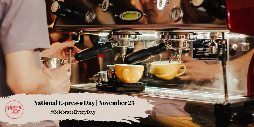 Espresso Day – TODAY